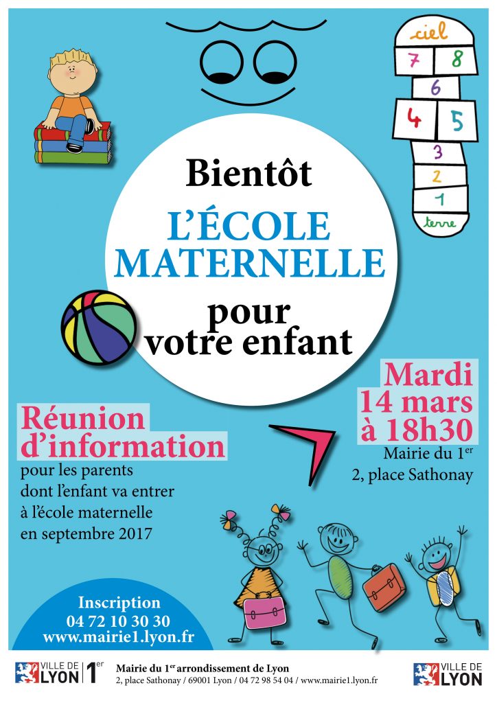 affiche reunion maternelle